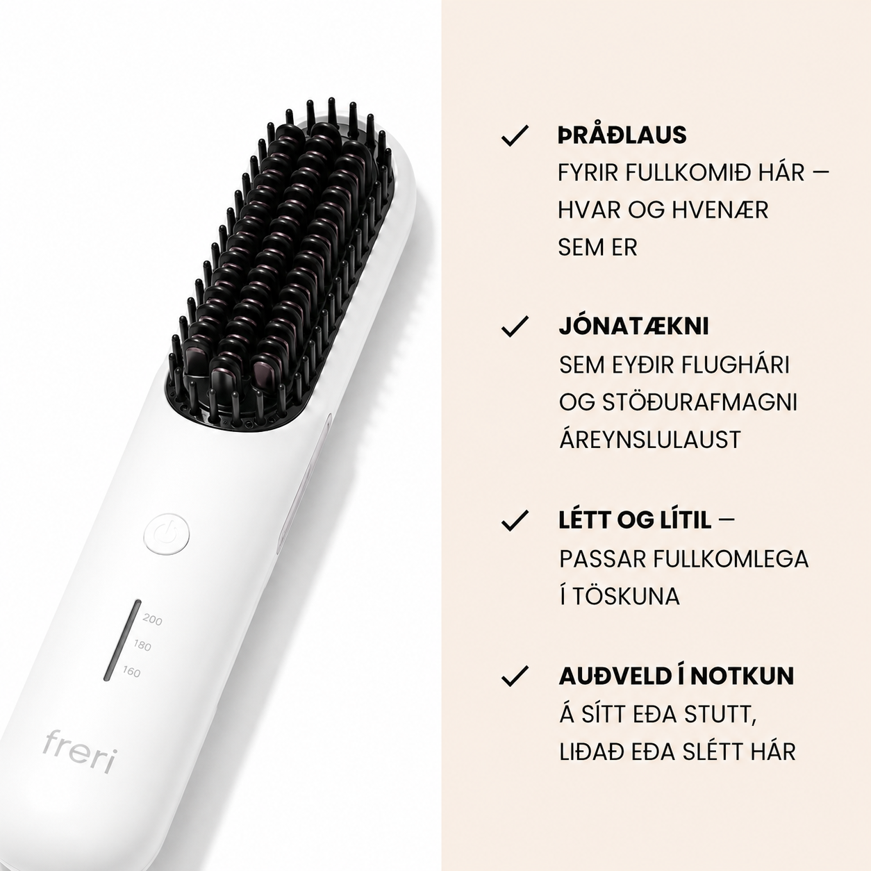 Freri Sett – Krullujárn + Sléttubursti
