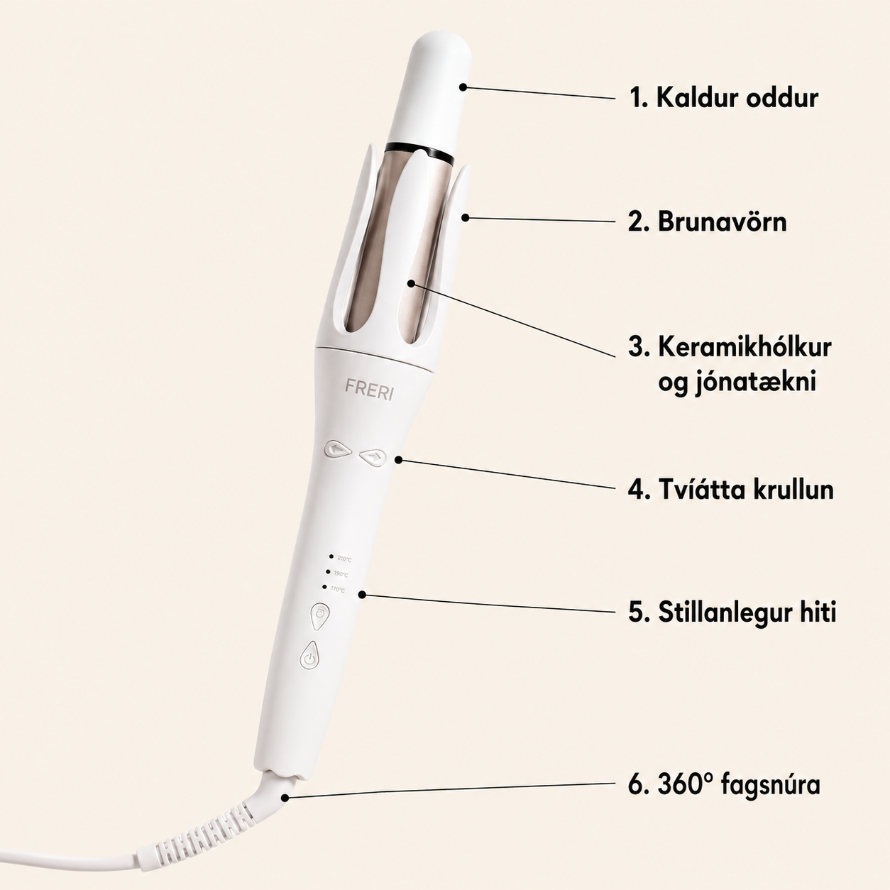 Freri Sett – Krullujárn + Sléttubursti
